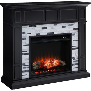 Drovling Electric Fireplace - Marble