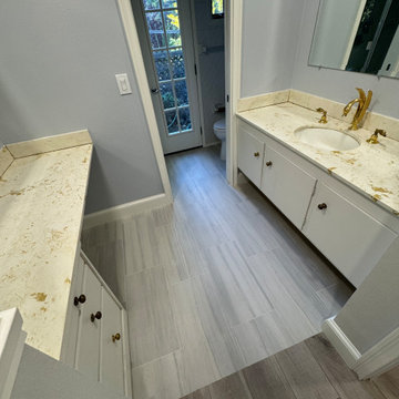Home Remodel/ One Bath/paint/popcorn removal/LED Can lights/baseboards/Flooring