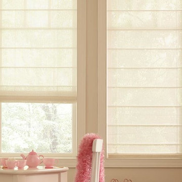LIttle Girls Room Gets Roman Shade Savvy with Child-Safe Roman Shades