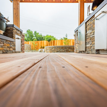Backyard Oasis with Outdoor Kitchen and Entertaining Area