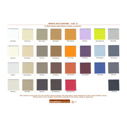 Magic Eco Leather Colour Sample Card - Bar Stools and Kitchen Stools