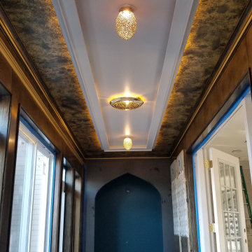 The Moroccan Room | Layered Ceiling Design