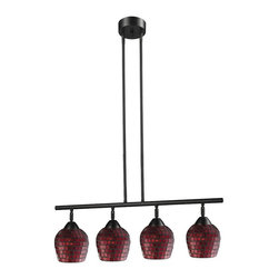 Elk Lighting - Elk Lighting 10153/4DR-CPR Island Lighting Celina - Kitchen Island Lighting