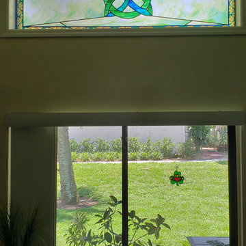 Installed stained glass window films I've done