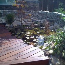 Garden and deck