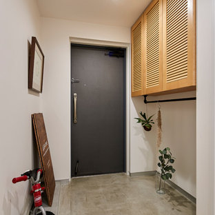 他の地域の北欧スタイルのおしゃれな玄関の写真