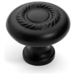Dynasty Hardware - Super Saver K-5104 Rope Cabinet Knob, Flat Black - The K-5104-FB Super Saver Rope Cabinet Knob offers great value and quality that is equal to other brand names at a much lower price.