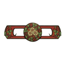 Inviting Home Inc. - Delaney's Rose Pull, Dark Brass-Rose - Cabinet And Drawer Handle Pulls