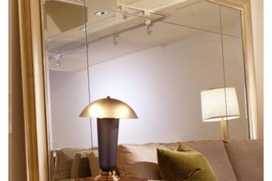 Example of a trendy home design design in New York