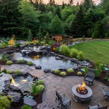 Exterior back (covered sitting/dining, outdoor kitchen, patio)