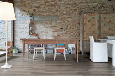 Mountain style dining room photo in Philadelphia