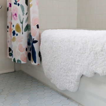 Coastal Blues Small Bathroom