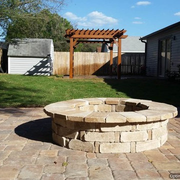Paver installation, Fireplace installation, Pergola installation