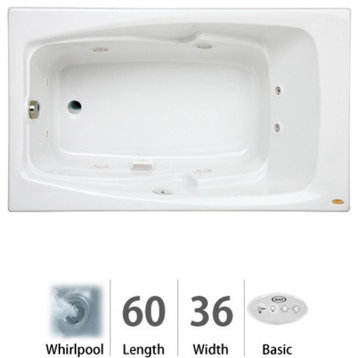 Jacuzzi CET6036 WLR 2CH 60" x 36" Cetra® Drop In Comfort - White
