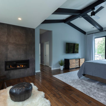 Contemporary Hillside Master Suite