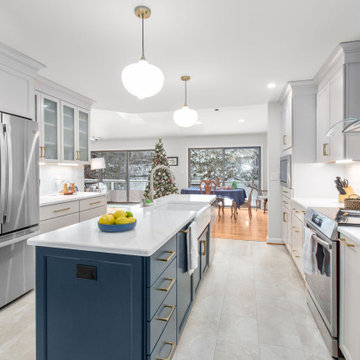 Transitional Kitchen Remodel Palmyra, VA | Reico