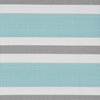 Seattle Contemporary Stripes Area Rug, Sky & Gray, 7'11'' X 10'3''