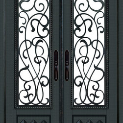 Neo-Classical Double Entry Doors - Front Doors