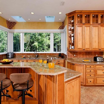 Custom Paint Job, Cabinets Bring Kitchen to Life