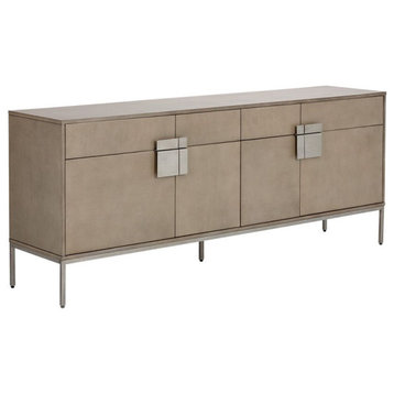 Jade Sideboard, Antique Silver, Ash Gray