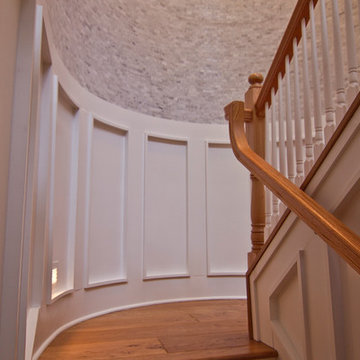New stair across from front door & dormer