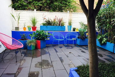 This is an example of a patio in London.