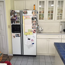 black refrigerator