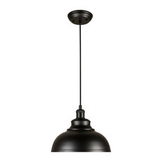 Signature 1 Light Mini Pendant, Black