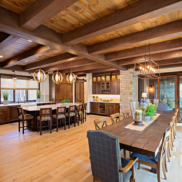 Sandpoint Lodge by Wisconsin Log Homes