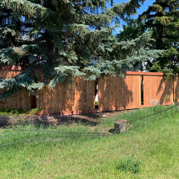 Bearspaw Fence rebuild