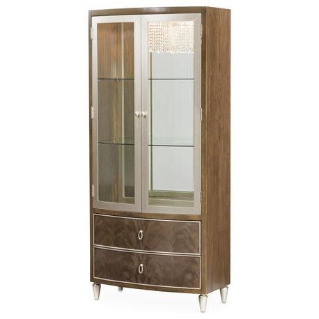 Villa Cherie Display Cabinet - Hazelnut