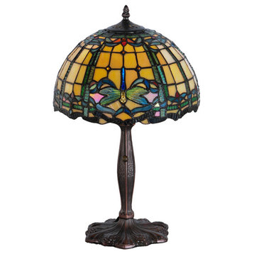 19H Dragonfly Trellis Accent Lamp