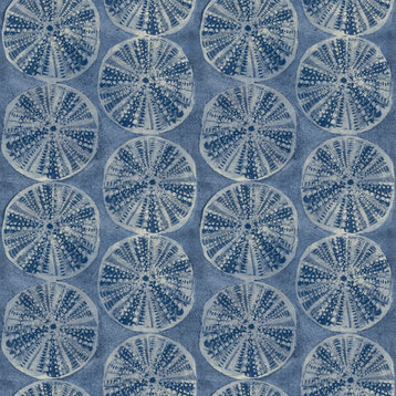 Sea Biscuit Blue Sand Dollar Wallpaper Sample