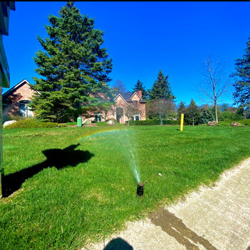 Sprinkler install