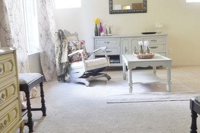 Country bedroom in San Francisco.