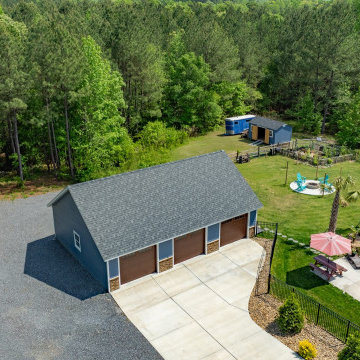28×40 Single-Story Workshop 3-Car Garage in Rock Hill, SC