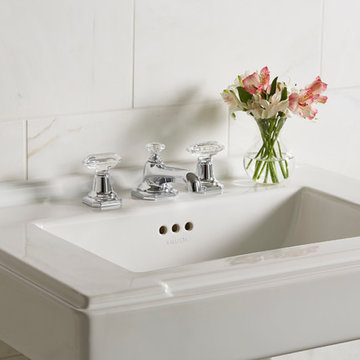 For Loft by Michael S Smith Basin Faucet Set, Crystal Handles
