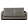 Adelle Modern Gray Leather Sofa Bed