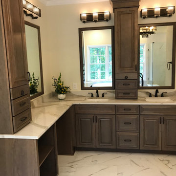 Warm and up-to-date Master Bath