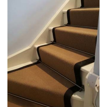 Supply & Install Carpet with a Black Border to Stairs