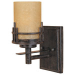 Designers Fountain - Mission Ridge Wall Sconce, Warm Mahogany - Bulbs not included