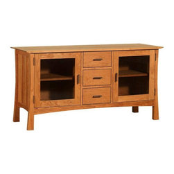 Contemporary Craftsman 3-Drawer Media Console - Entertainment Centers And Tv Stands