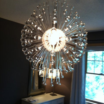 Cool Light Fixture - I'm glad I didn't have to assemble it!