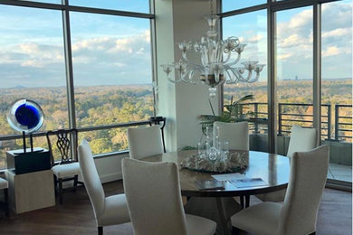 Elegant dining room photo in Atlanta