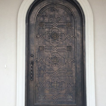 Full Radius Iron Doors