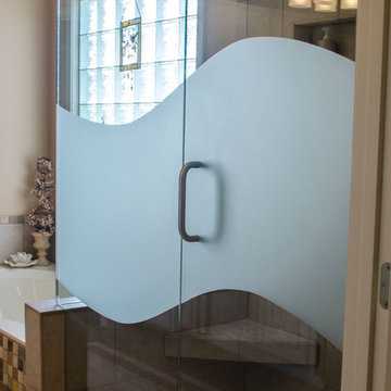 Shower Door Wave
