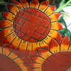 Big Sunflower Talavera Ceramic Pot