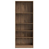 Element Tall Wide 5 Shelf Bookcase, Walnut