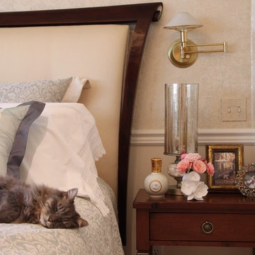Tranquil transitional Master bedroom