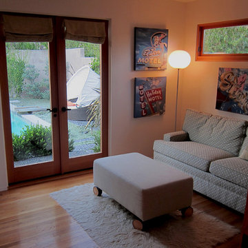 Contemporary style den office guest bedroom